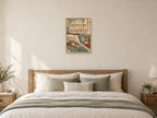 The Ordinary Is Our Favourite — A2 artwork shown in a room with a natural wood frame; select a framed finish to include a frame