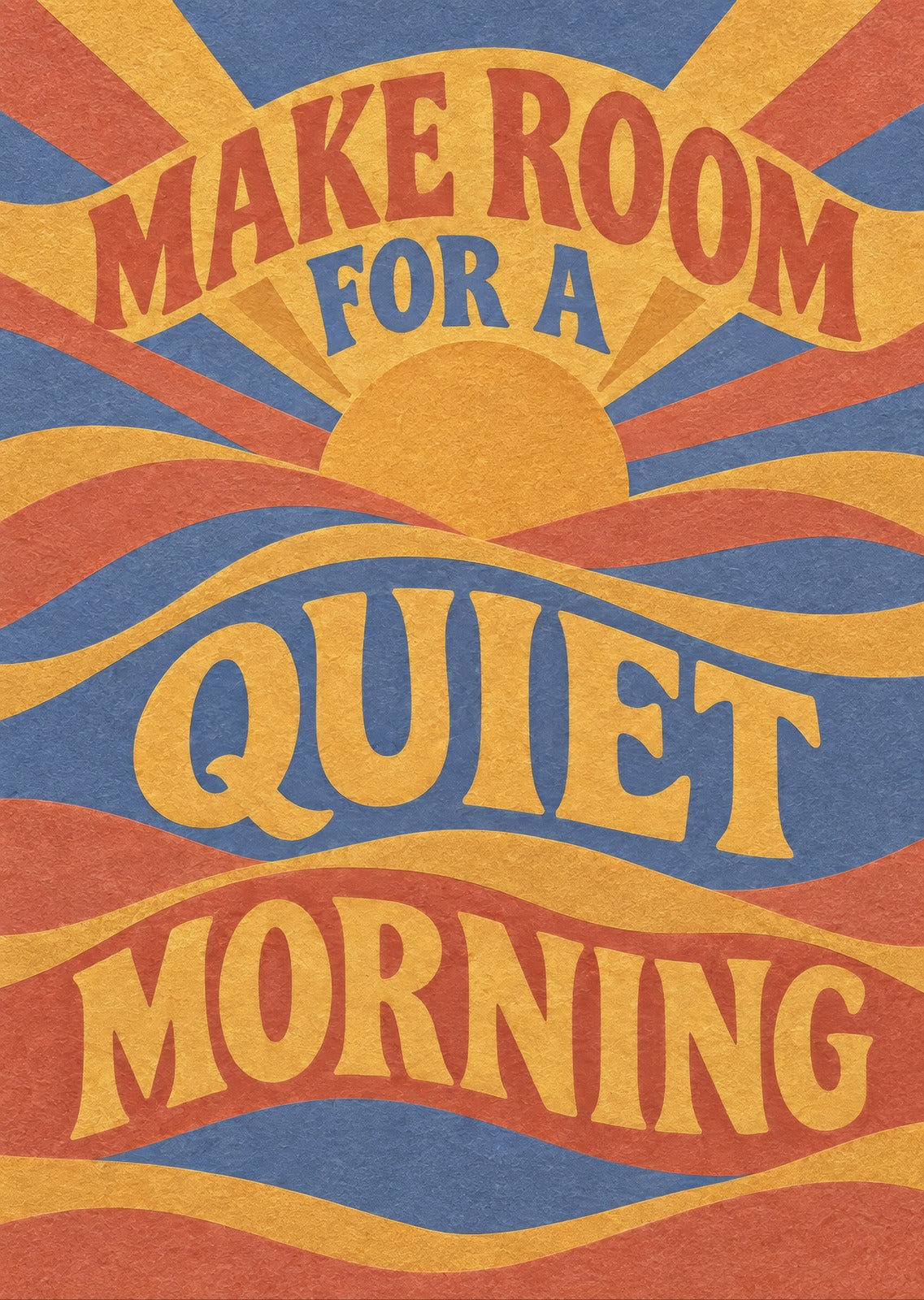 Make Room For A Quiet Morning — artwork detail