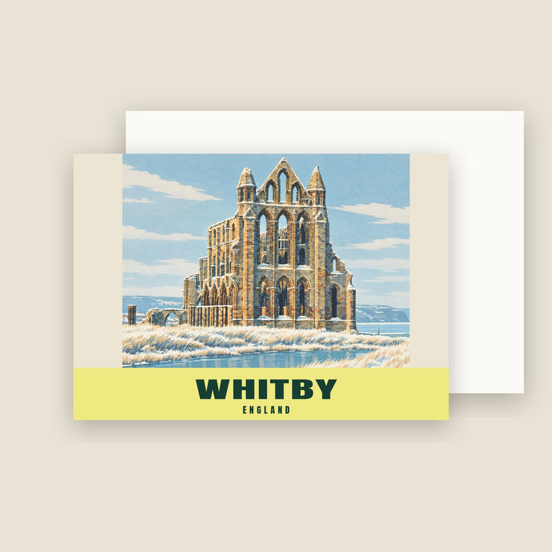 Tarjetas de Navidad de la Abadía de Whitby (paquete de 10)