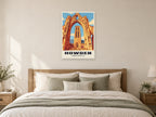 Howden Minster Poster at A1, as a poster, above a bed