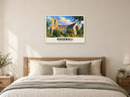 St Mary Magdalene Church, Hucknall Poster at A1, as a poster, above a bed