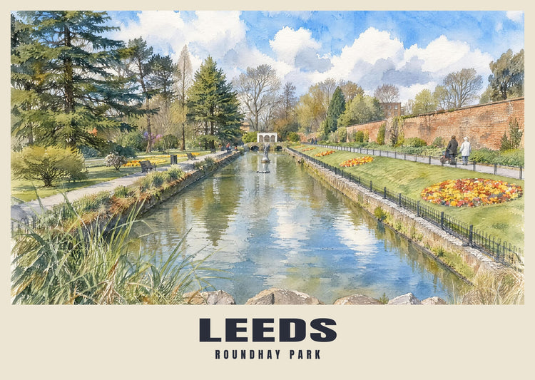 Roundhay Park, Leeds Poster