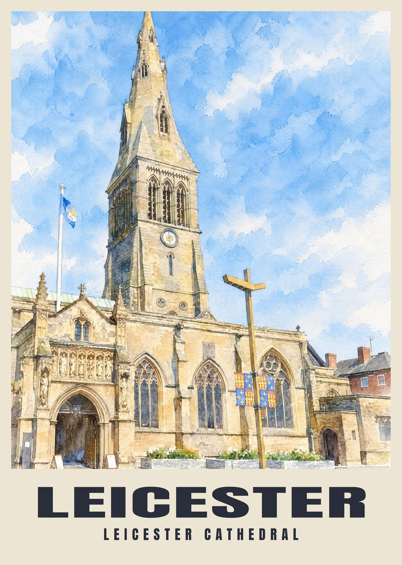 Poster della Cattedrale di Leicester