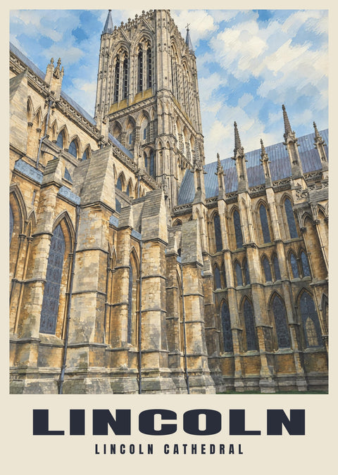 Affiche de la cathédrale de Lincoln