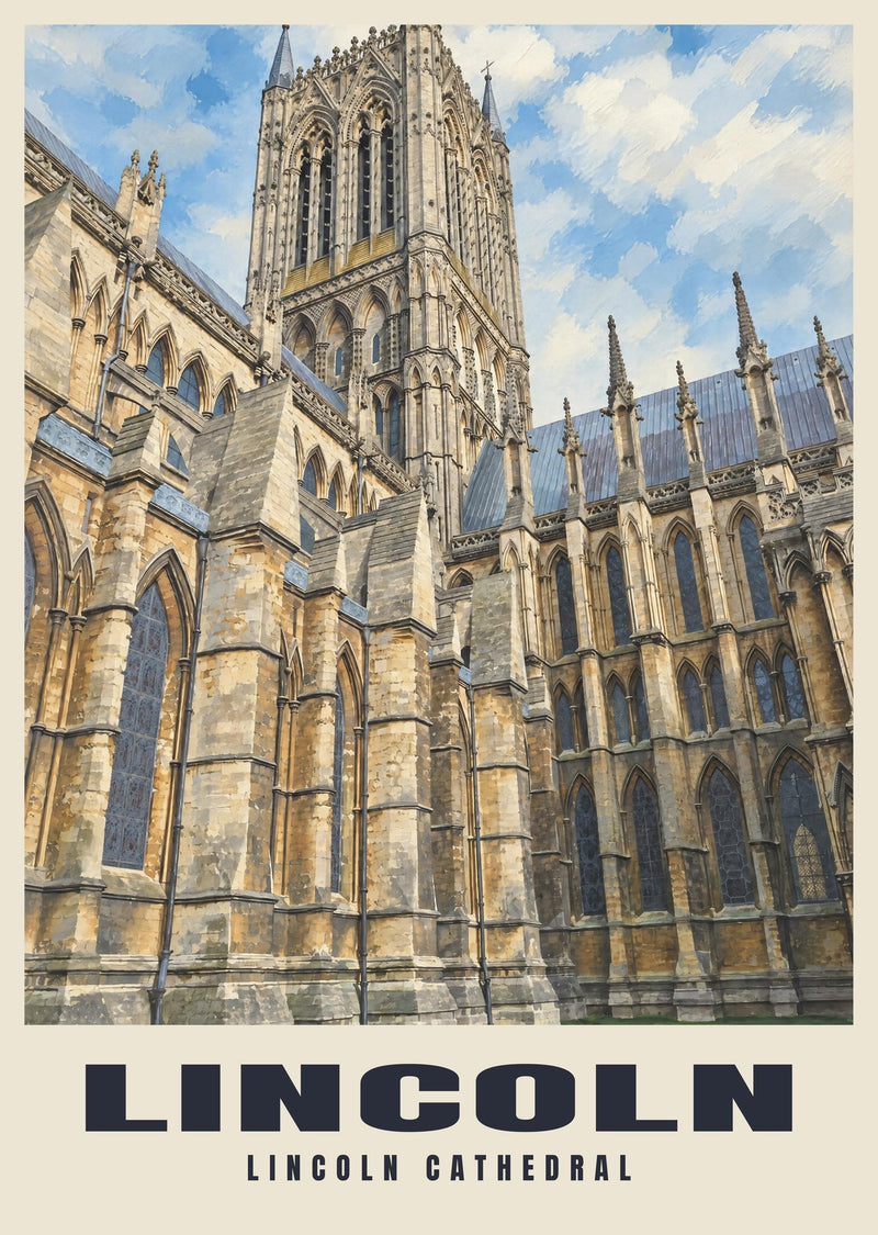 Lincoln Cathedral Poster