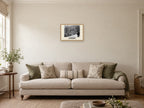 Lincoln’s Inn Fields, London, 1975 Heritage Print at A3, in a natural wood frame, in a sitting room