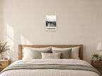 Waterloo Bridge, London, 1974 Heritage Print at A3, as a poster, above a bed