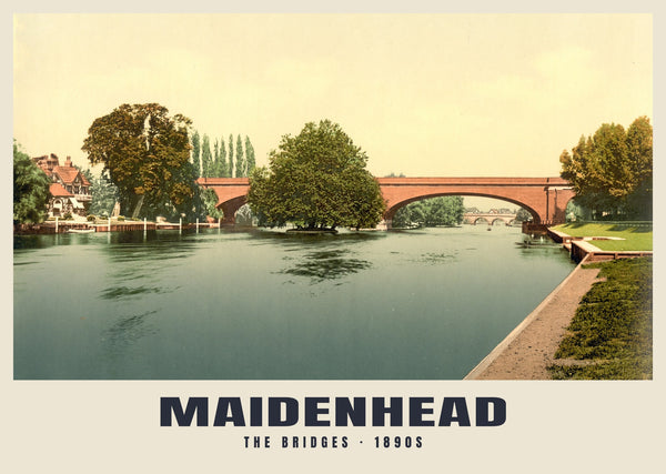 The Thames at Maidenhead, c. 1890–1900 Heritage Print
