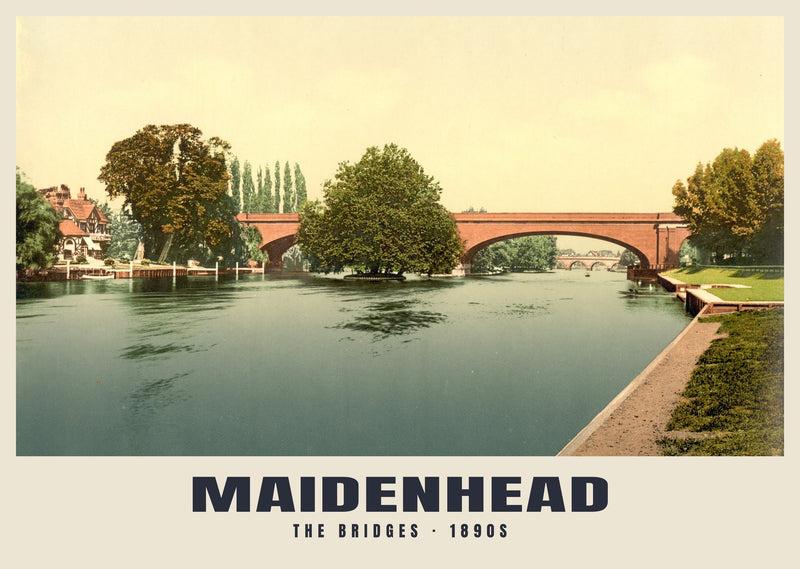The Thames at Maidenhead, c. 1890–1900 Heritage Print