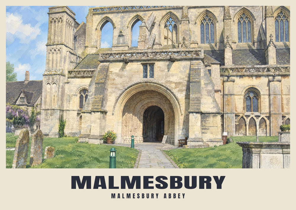 Plakat Opactwa w Malmesbury