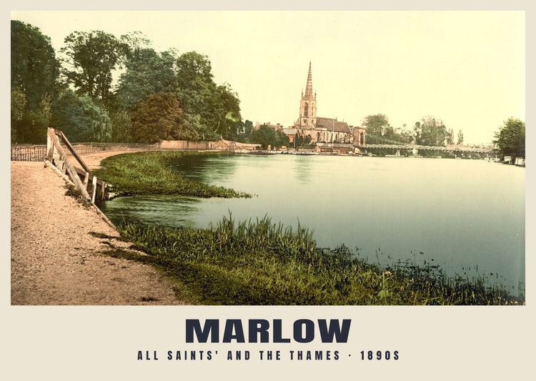 The Thames at Marlow, c. 1890–1900 Heritage Print
