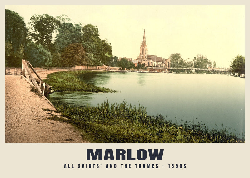 The Thames at Marlow, c. 1890–1900 Heritage Print