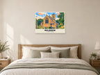 St James’ Church, Milnrow Poster at A1, as a poster, above a bed