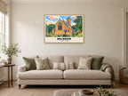 St James’ Church, Milnrow Poster at A1, in a natural wood frame, in a sitting room