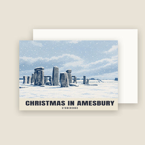 Stonehenge, Amesbury Christmas Cards (Pack of 10)