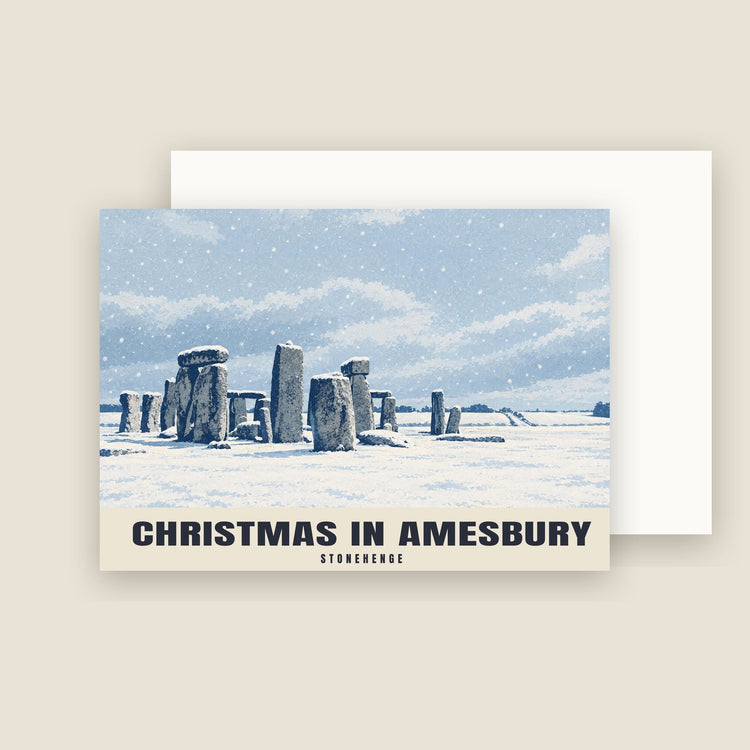 Stonehenge, Amesbury Christmas Cards (Pack of 10)