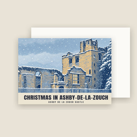 Ashby de la Zouch Castle, Ashby-de-la-Zouch Christmas Cards (Pack of 10)