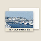 Ballycastle Christmas card with its envelope