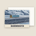 Barmouth Bridge Christmas card with its envelope
