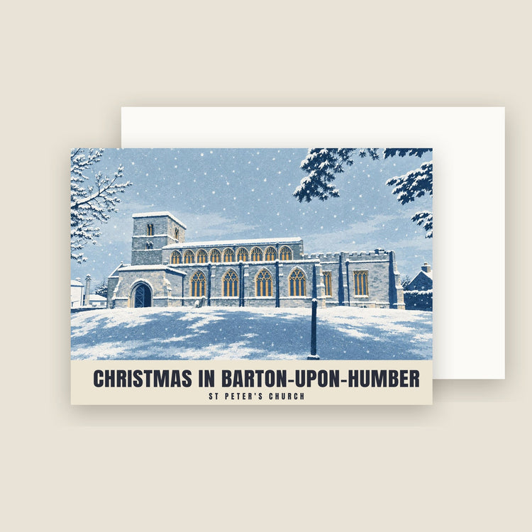 St Peter's Church, Barton-upon-Humber Christmas Cards (Pack of 10)