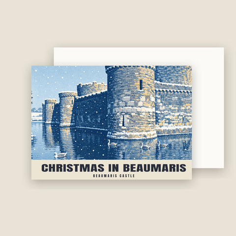 Beaumaris Castle Christmas Cards (Pack of 10)