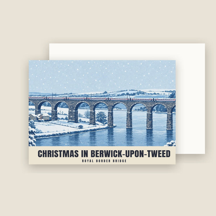 Royal Border Bridge, Berwick-upon-Tweed Christmas Cards (Pack of 10)