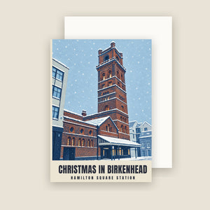 Hamilton Square Station, Birkenhead Christmas Cards (Pack of 10)