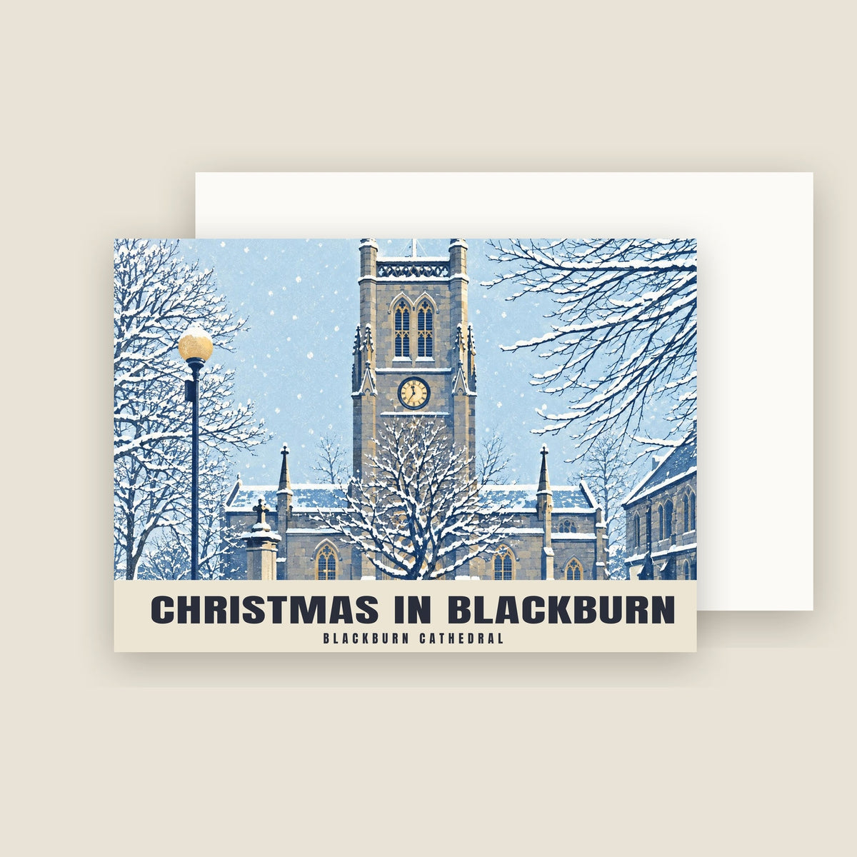 Blackburn Cathedral Christmas card with its envelope