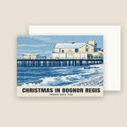 Bognor Regis Pier Christmas card with its envelope