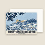 Bolsover Castle Christmas card with its envelope
