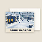 Bridlington Station Christmas card with its envelope