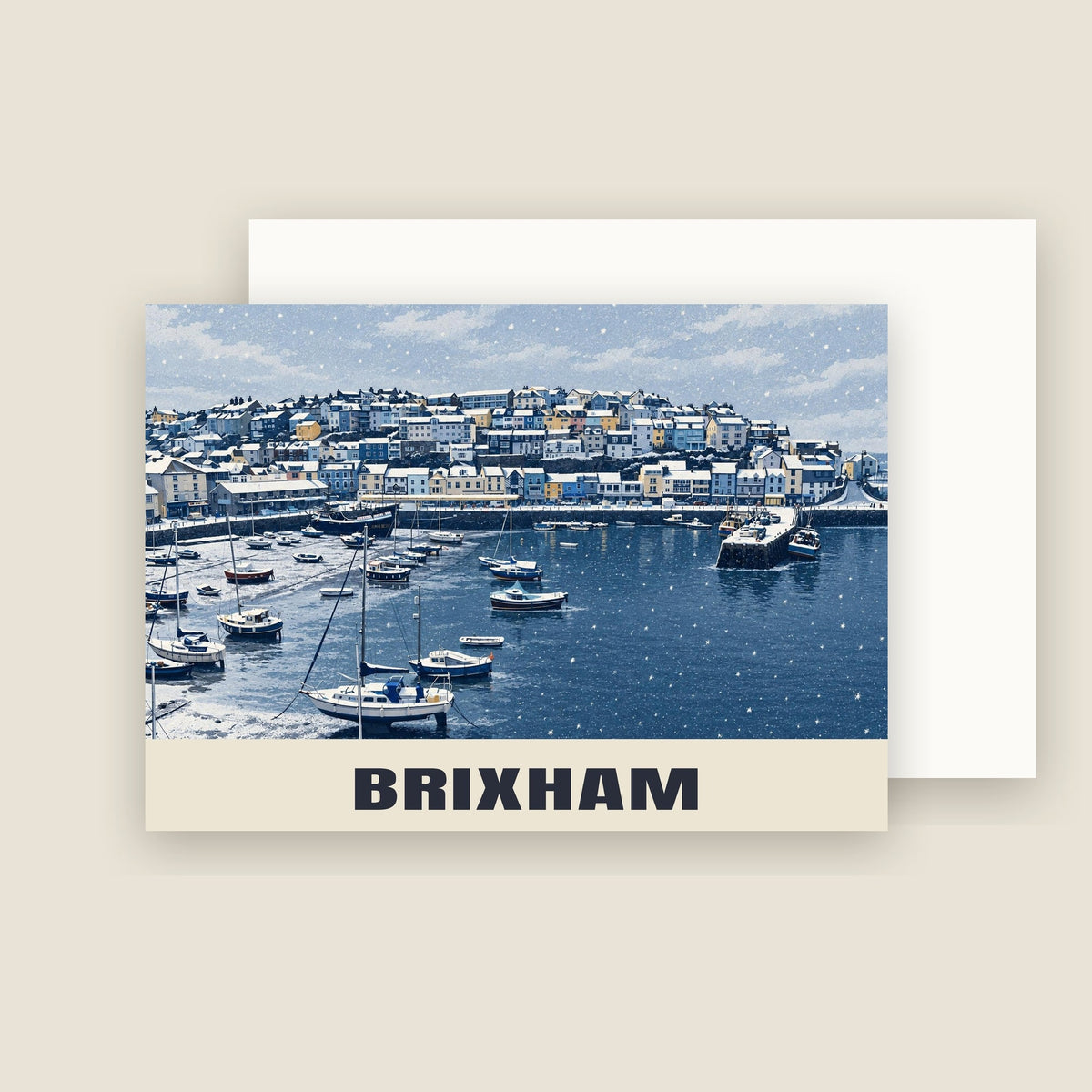 Brixham Christmas card with its envelope