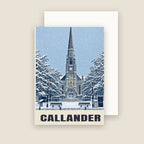 Callander Christmas card with its envelope
