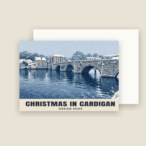 Cardigan Bridge Christmas Cards (Pack of 10)