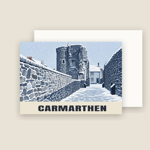 Carmarthen Castle Christmas Cards (Pack of 10)