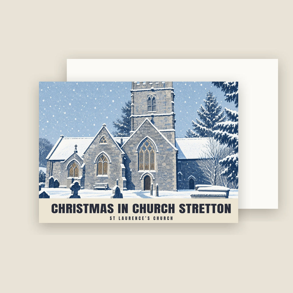St Laurence’s Church Christmas card with its envelope