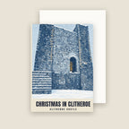 Clitheroe Castle Christmas card with its envelope