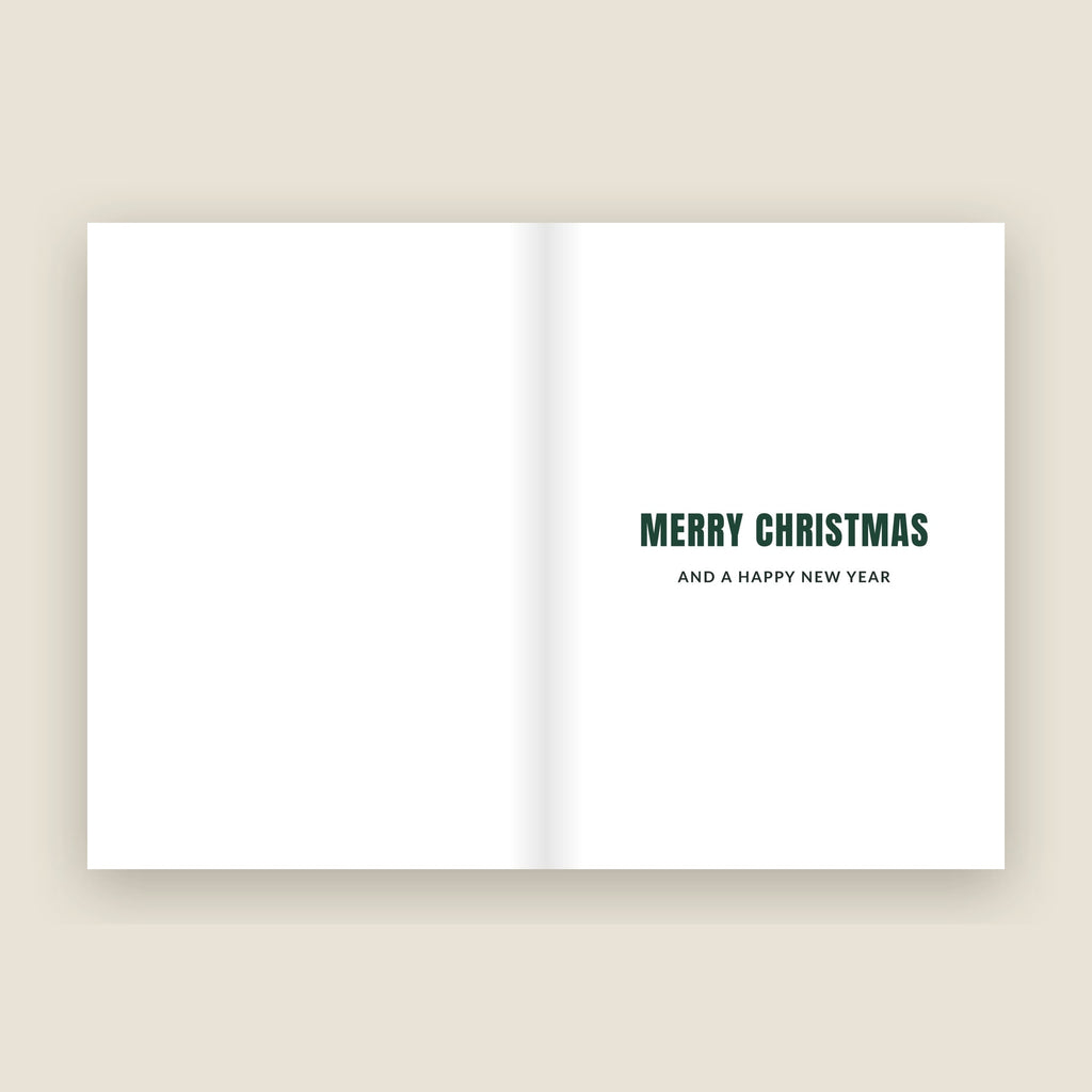 Inside the Clitheroe Castle Christmas card: Merry Christmas and a Happy New Year