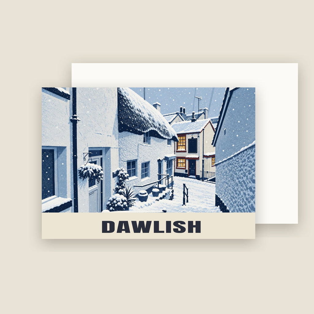 Dawlish Christmas card with its envelope