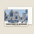 St Nicholas Church, Dereham Christmas card with its envelope