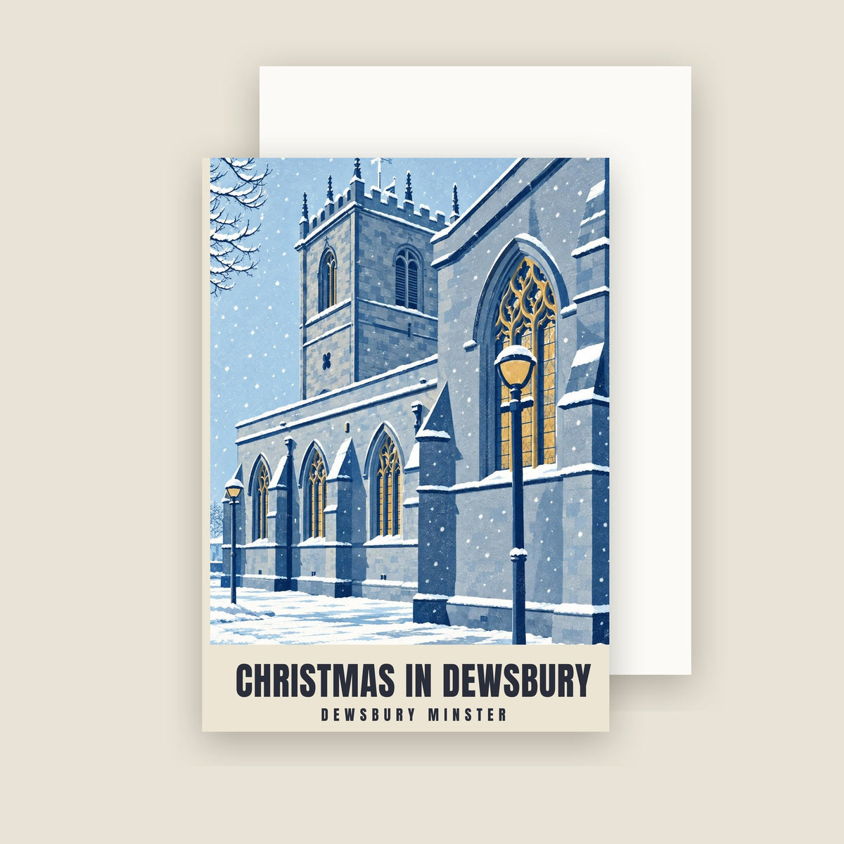 Dewsbury Minster Christmas card with its envelope