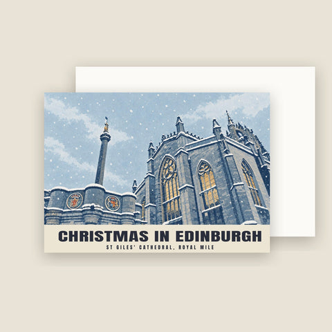 St Giles' Cathedral, Royal Mile, Edinburgh Christmas Cards (Pack of 10)
