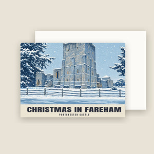 Portchester Castle, Fareham Christmas Cards (Pack of 10)