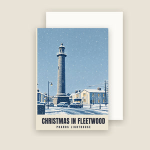 Pharos Lighthouse, Fleetwood Christmas Cards (Pack of 10)