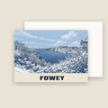 Fowey Christmas card with its envelope
