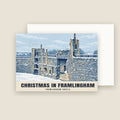 Framlingham Castle Christmas card with its envelope