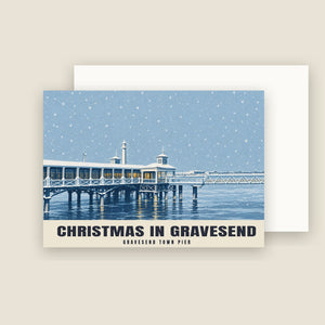Gravesend Town Pier Christmas Cards (Pack of 10)