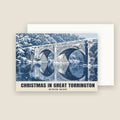 Rothern Bridge, Great Torrington Christmas card with its envelope