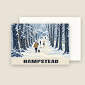 Hampstead Heath Christmas card with its envelope