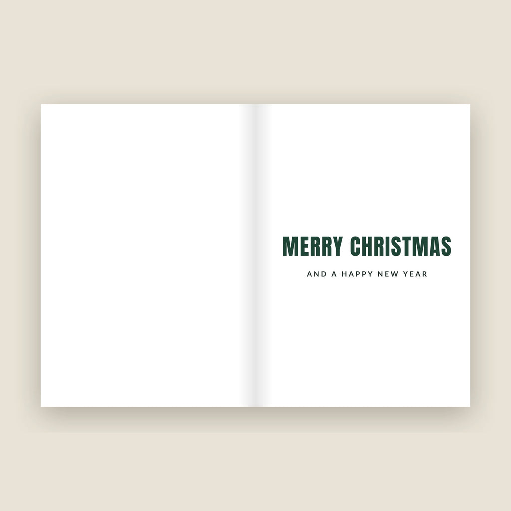 Inside the Main Street, Haworth Christmas card: Merry Christmas and a Happy New Year